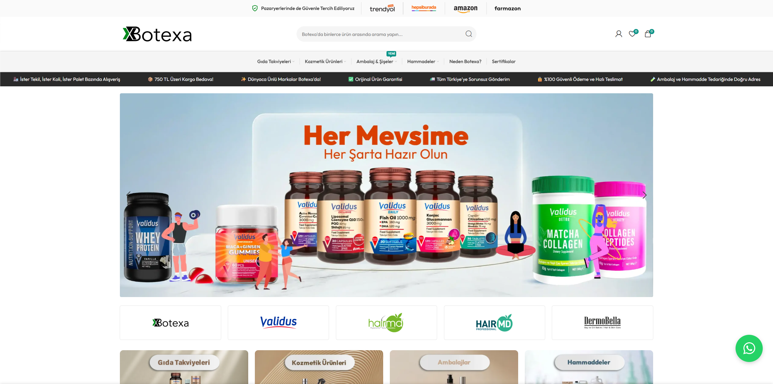 Botexa Resmi Satış Sitesi